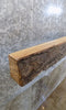 Thumbnail for Rustic Thick Cut Partial Live Edge Red Oak Mantel Slab 40005