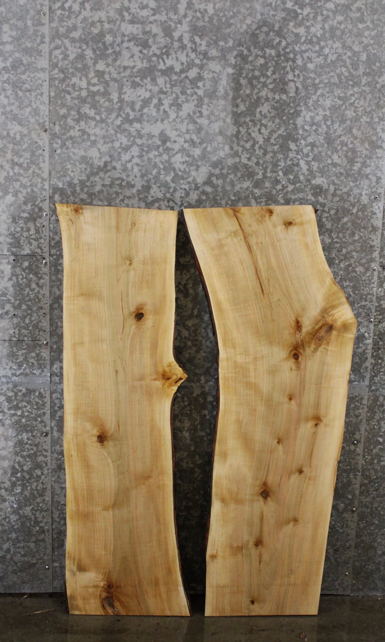 2- Maple Live Edge Side Table Tops/End Table Tops 40170-40171