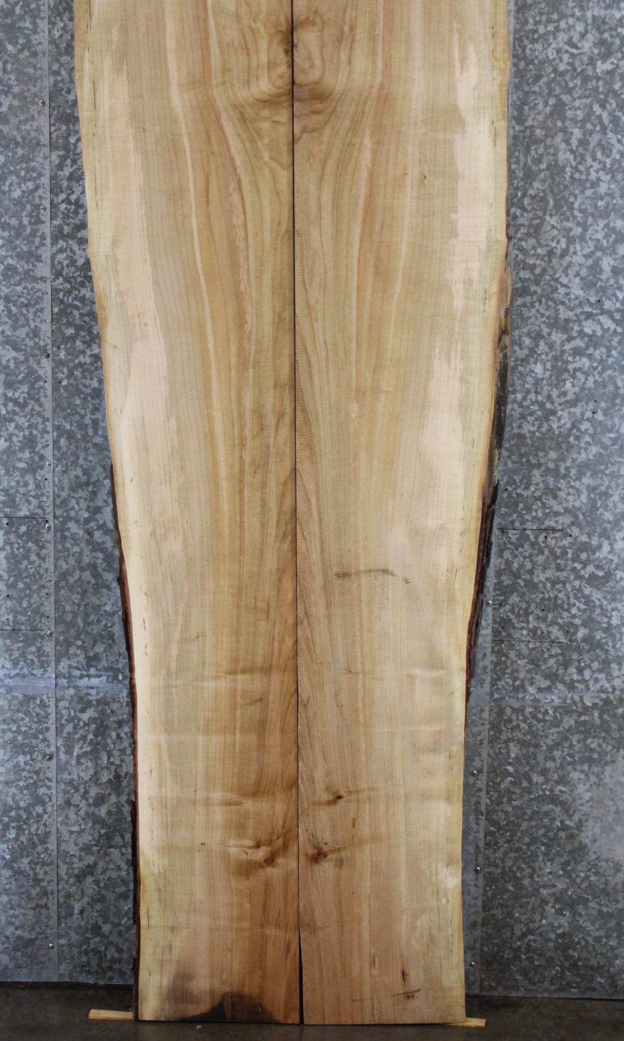 2- Bookmatched Live Edge Maple Kitchen Table Tops 403-404