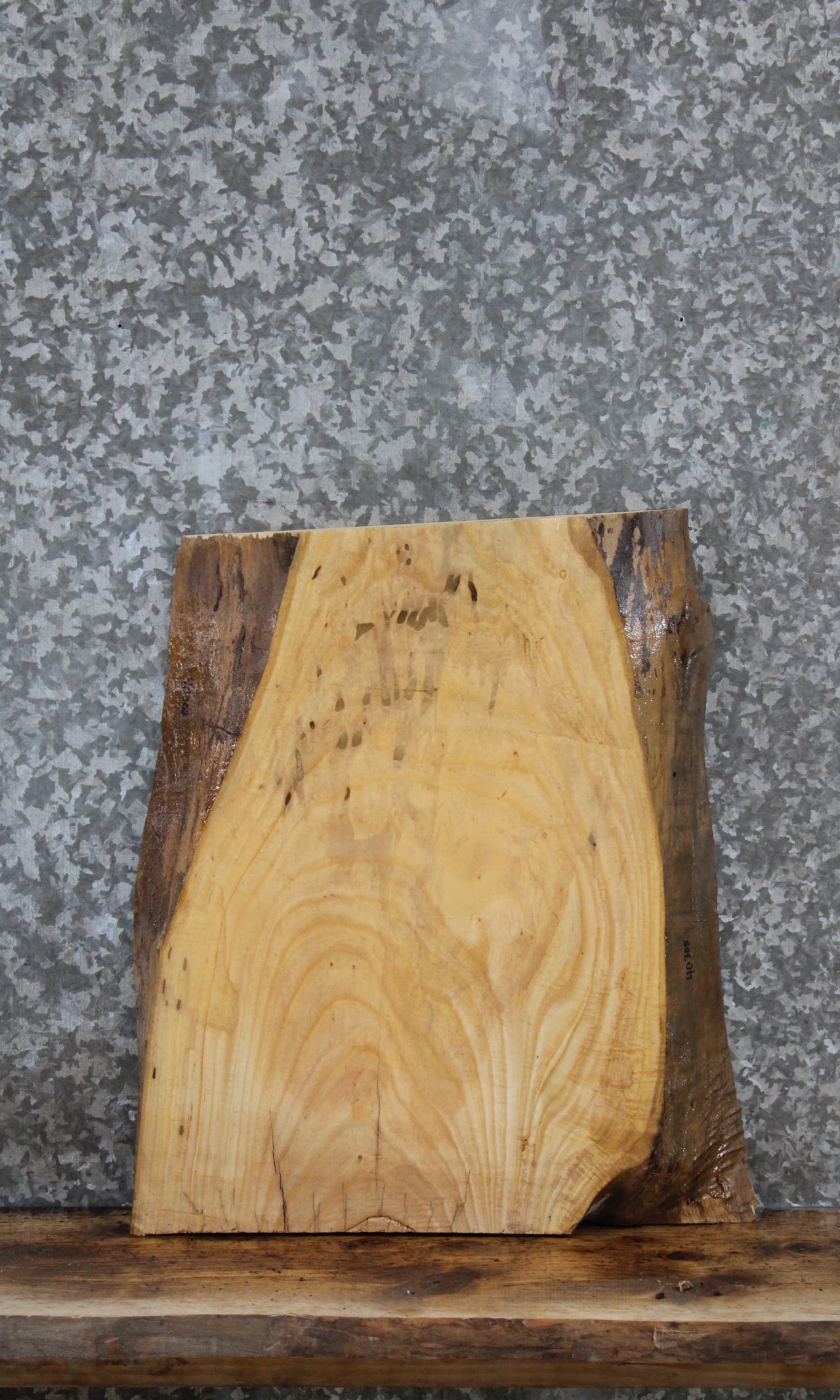 Live Edge Ash End Table Top Slab 40308