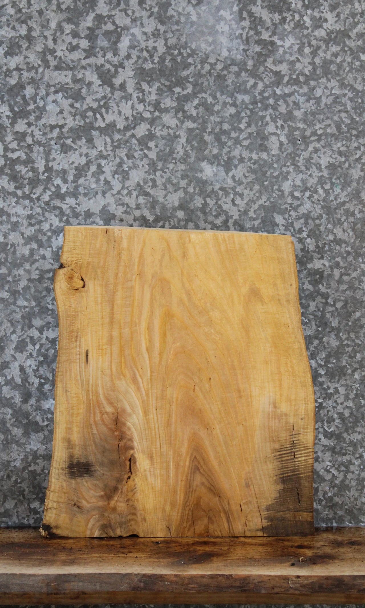 Live Edge Ash End Table Top Slab 40308