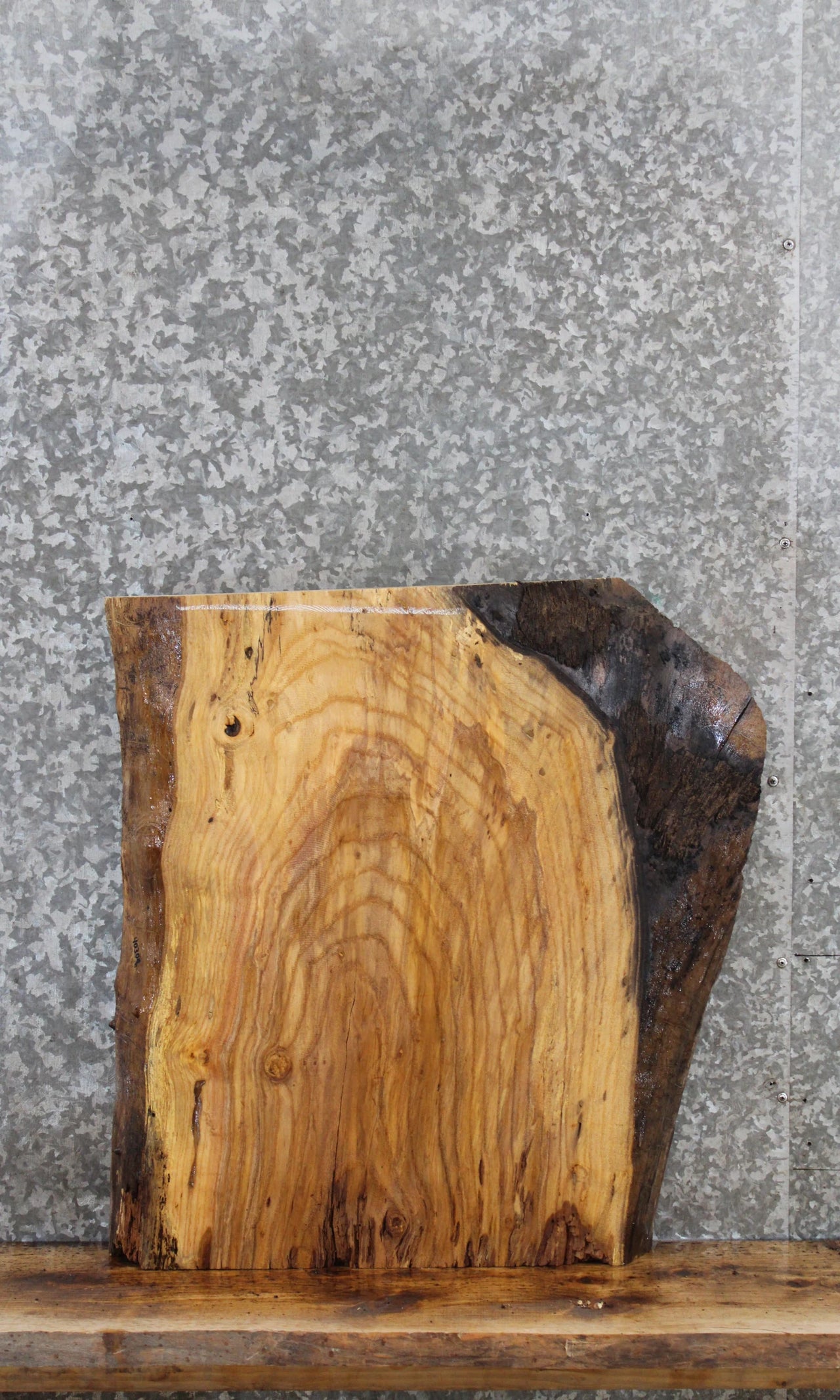 Live Edge Ash End Table Top Slab 40309