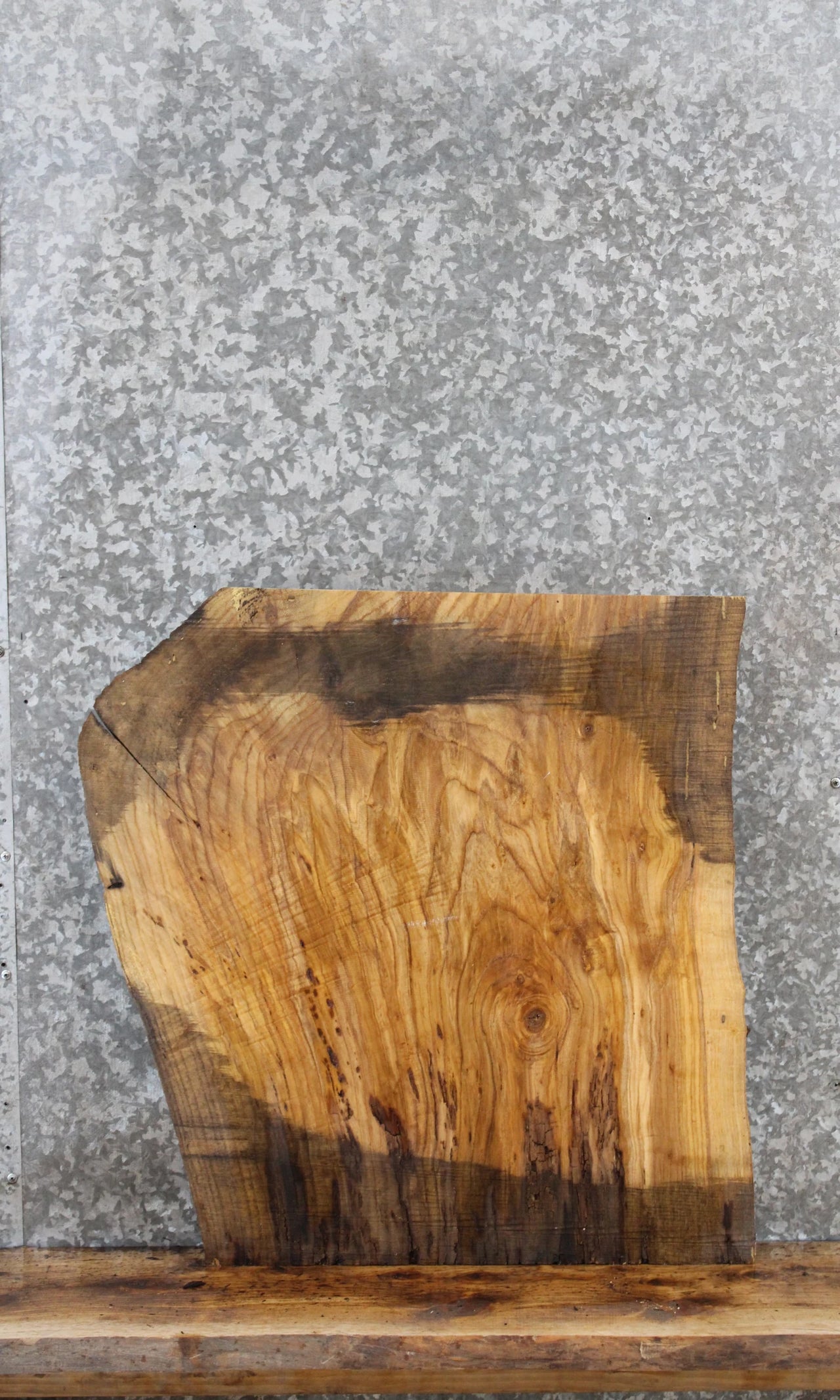 Live Edge Ash End Table Top Slab 40309