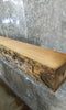 Thumbnail for Rustic Partial Live Edge Bark Maple Mantel Wood Slab CLOSEOUT 40730