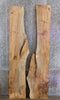 Thumbnail for 2- Partial Live Edge Maple Rustic Bar/Table Top/Shelf Slabs 408-409