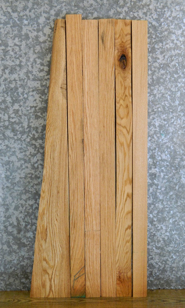 6- Salvaged Kiln Dried Red Oak Lumber Boards 41208-41209