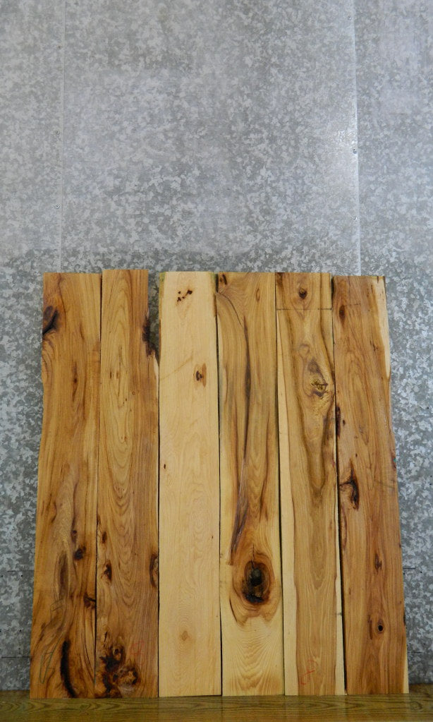 6- Kiln Dried Salvaged Hickory Craft Pack/Lumber Boards 41257-41258