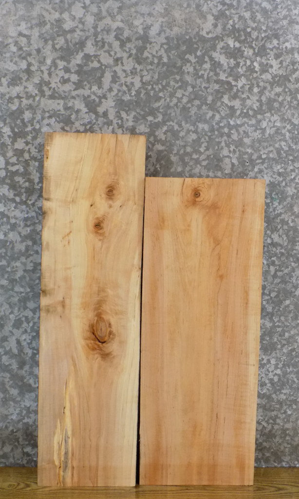 2- Salvaged Maple Kiln Dried Lumber Boards/Craft Pack Slabs 41467