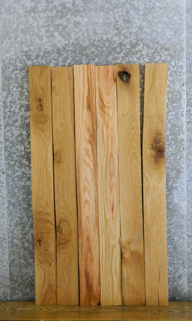 6- Kiln Dried Salvaged Red/White Oak Lumber Boards 41596-41597