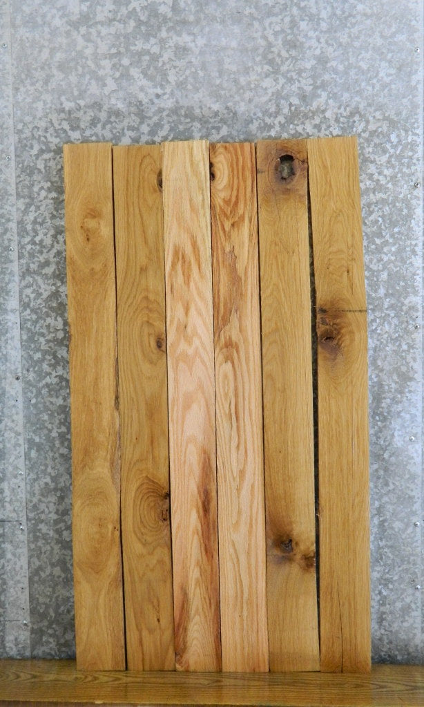 6- Kiln Dried Salvaged Red/White Oak Lumber Boards 41596-41597