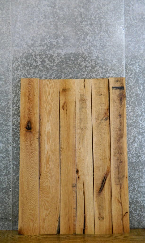 6- Reclaimed Red Oak Kiln Dried Craft Pack/Lumber Boards 41716-41717