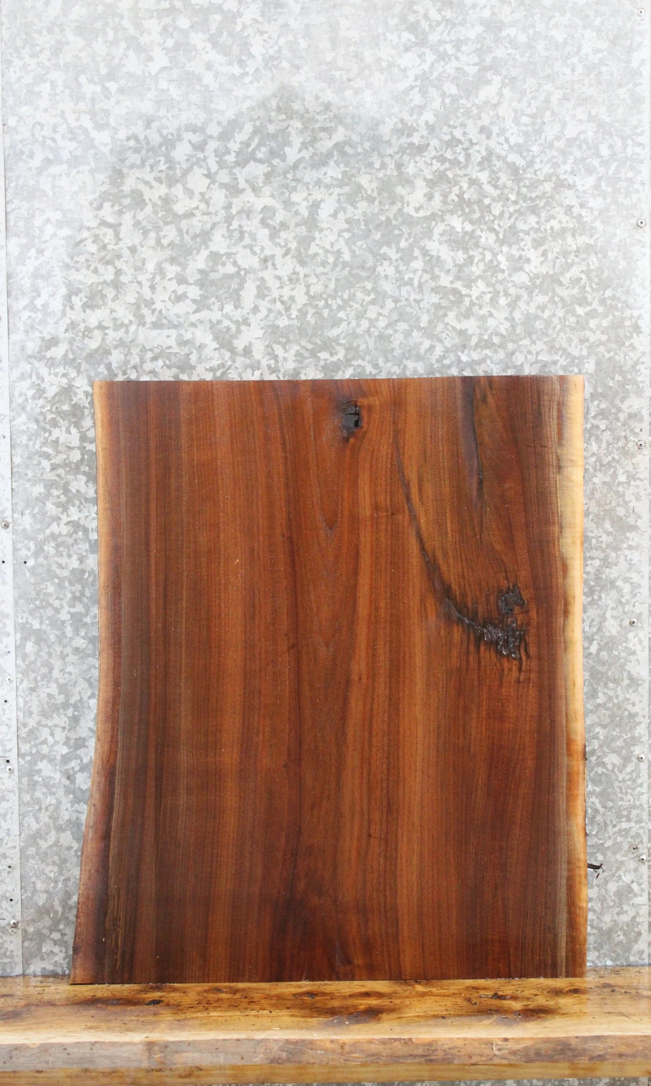 Live Edge Black Walnut End Table Top Slab 42237