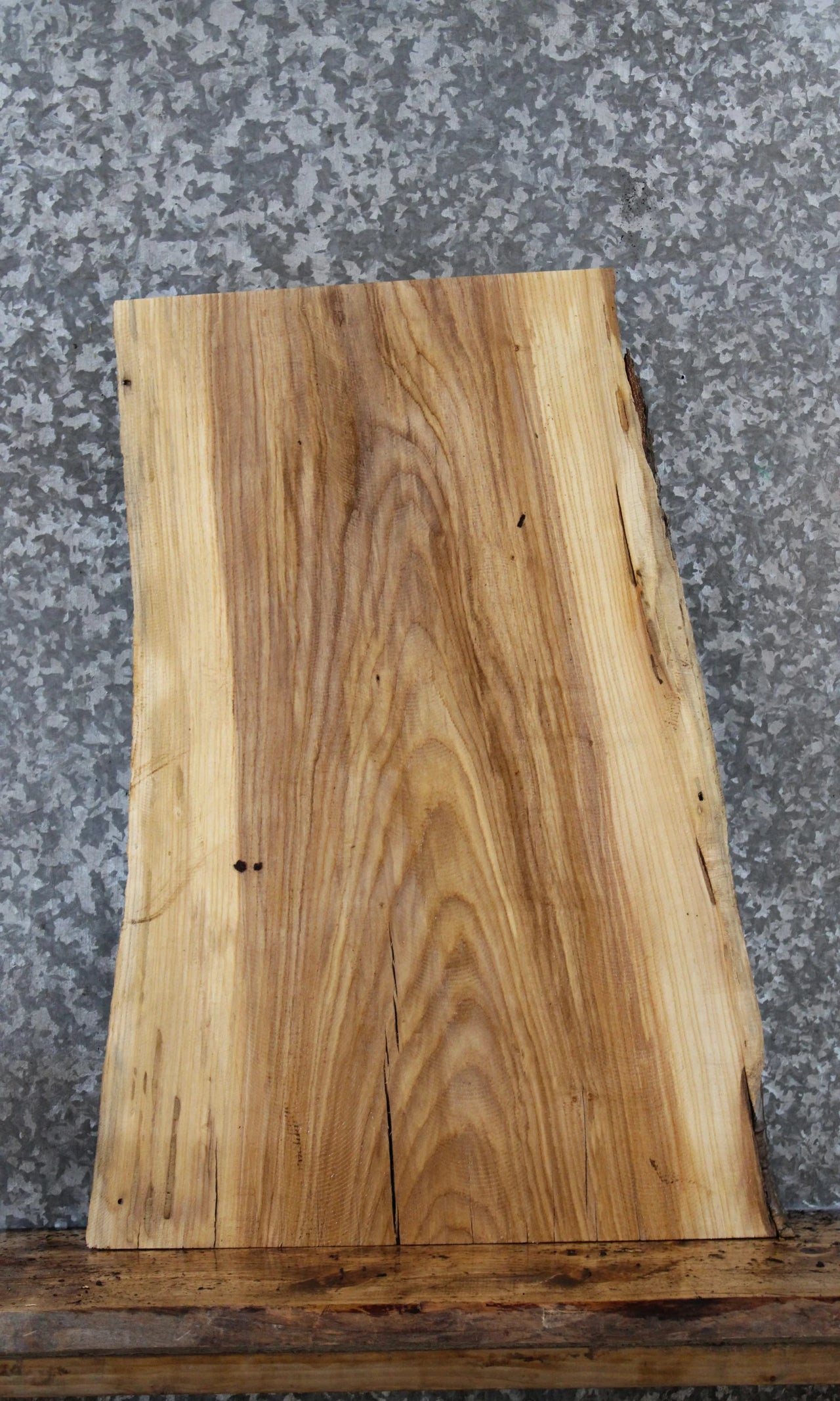 Live Edge Ash End Table Top Slab 42246