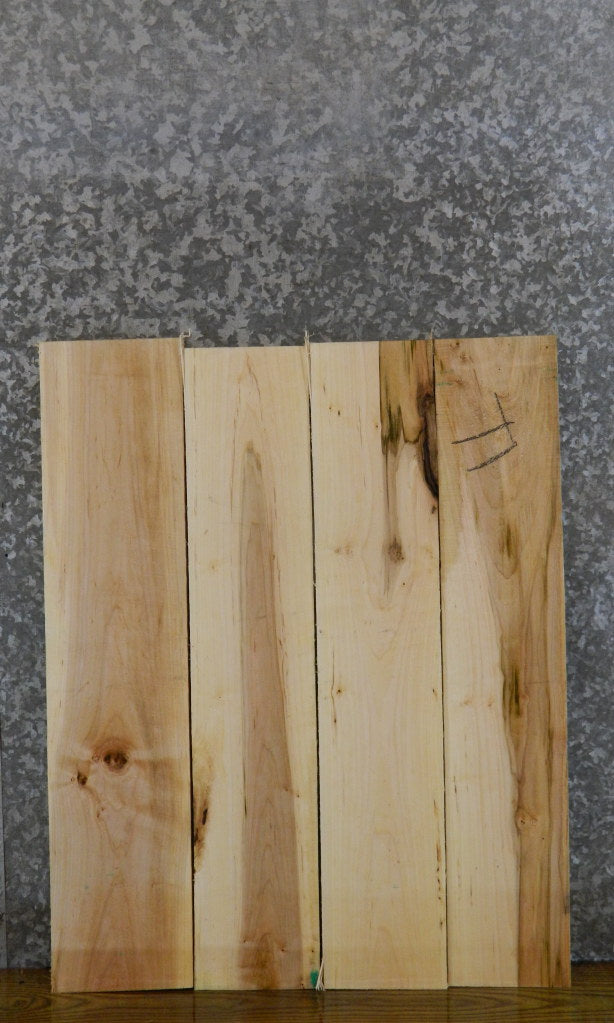 4- Kiln Dried Reclaimed Maple Lumber Boards/Craft Pack 43090-43091