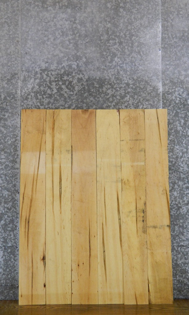 6- Reclaimed Kiln Dried Ambrosia Maple Lumber Boards/Craft Pack 43265-43266