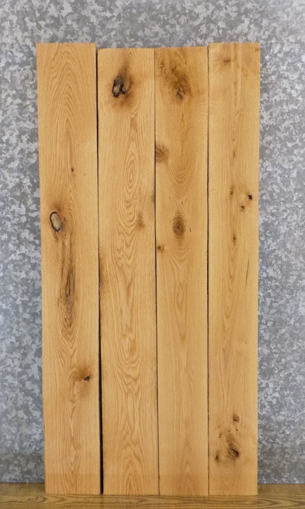 4- Salvaged Kiln Dried White Oak Lumber Boards/Craft Pack Slabs 43396-43397