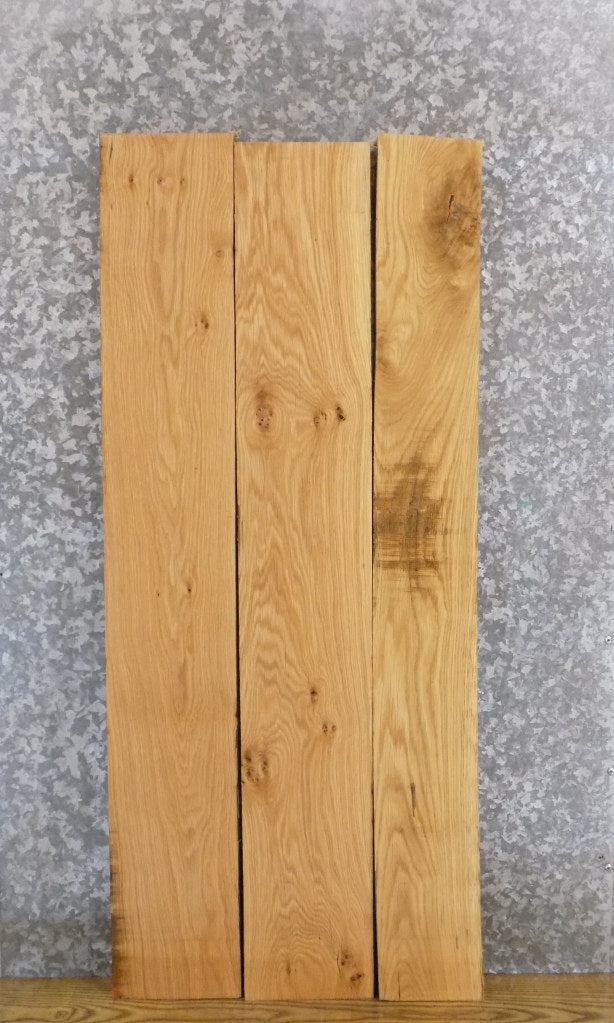 3- Rustic White Oak Kiln Dried Lumber Boards/Craft Pack Slabs 43463