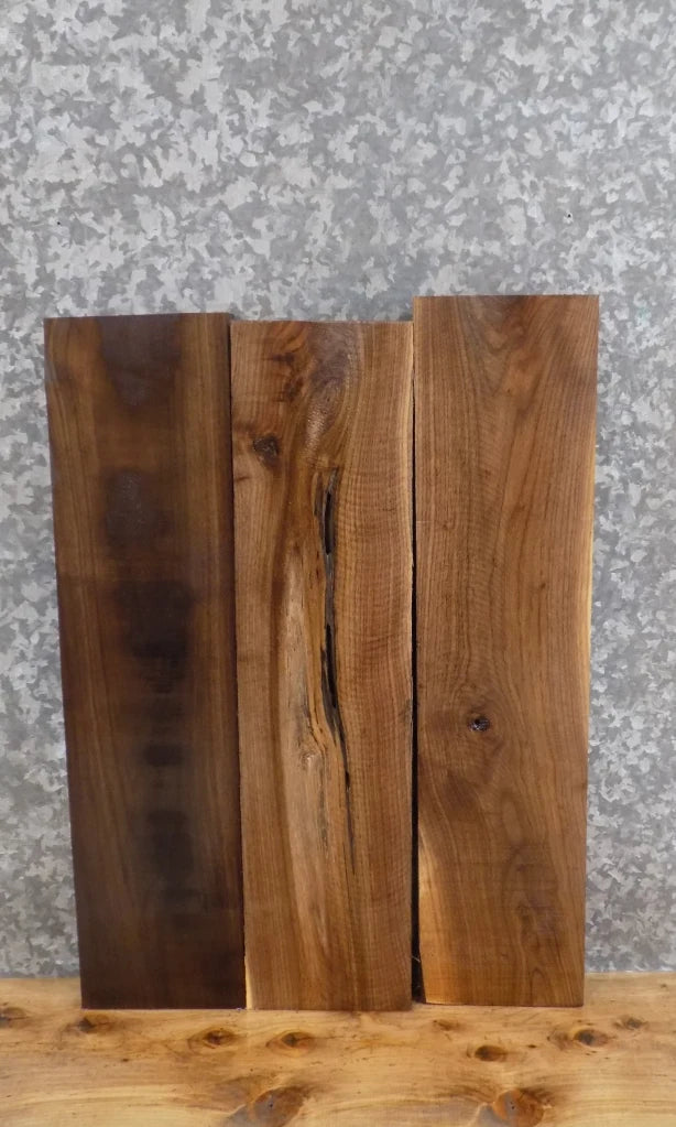 3- Live Edge Black Walnut Craftwood Pack/Lumber Pack 43664-43666