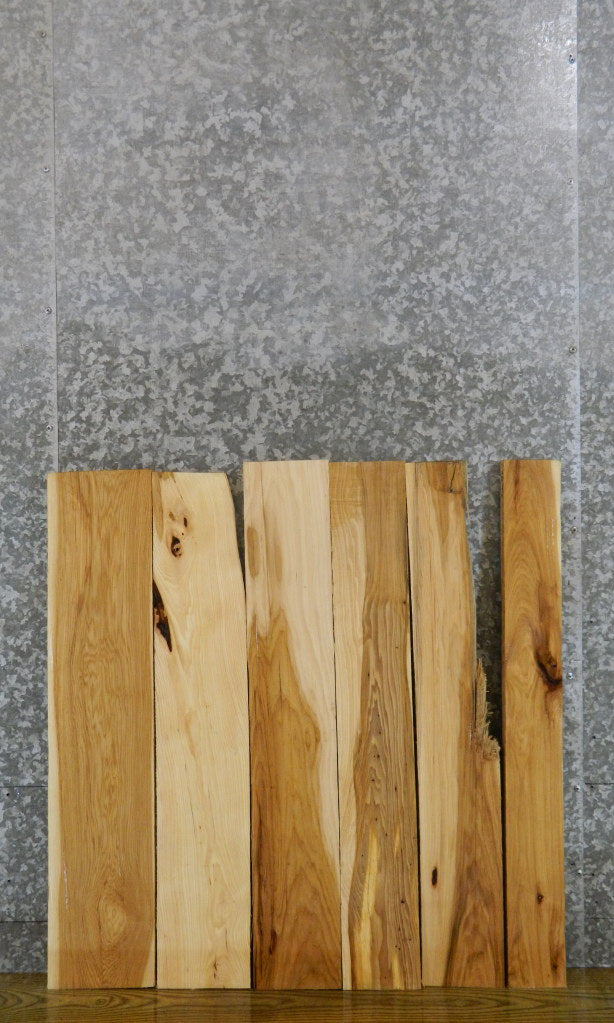 6- Reclaimed Kiln Dried Hickory Craft Pack/Lumber Boards 43697-43698