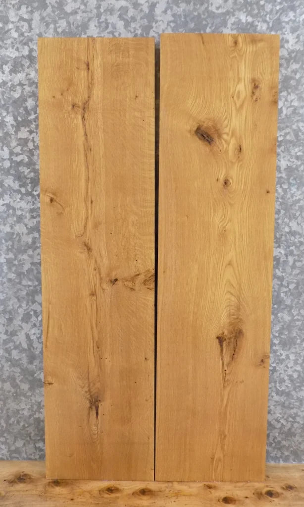 2- Live Edge White Oak Lumber Pack/Wall Shelf Slabs 43820-43821