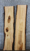 Thumbnail for 2- Live Edge Hickory Slabs, Table Top Lumber, Wooden Boards 4501-4502