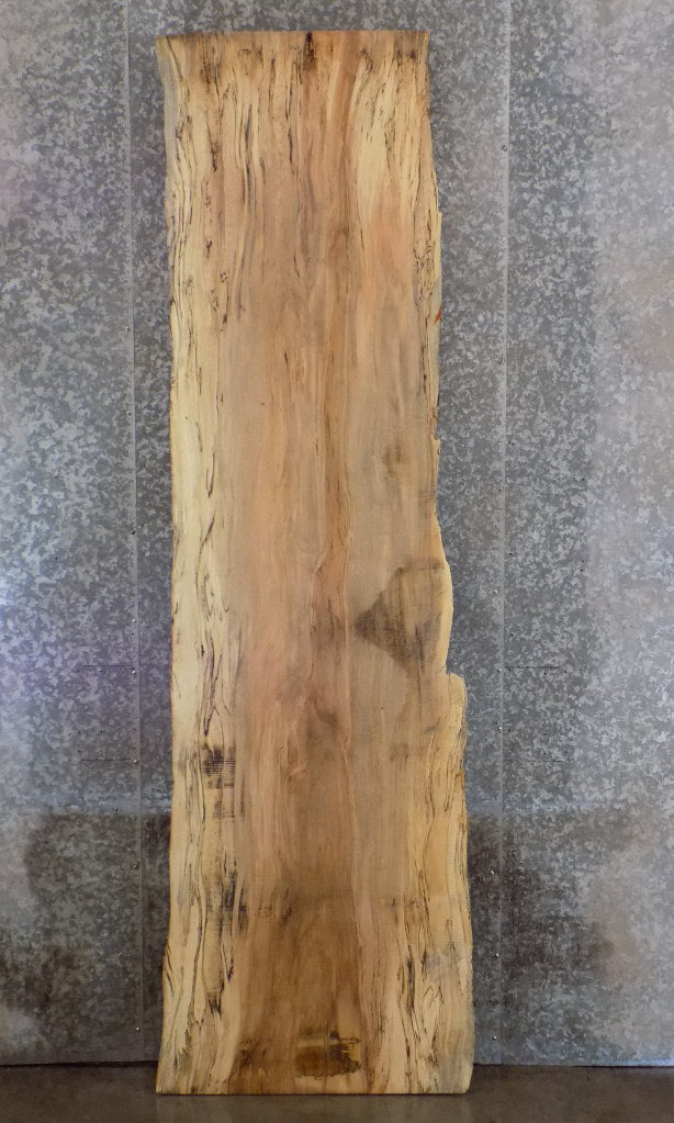 Live Edge Spalted Maple Salvaged Kitchen Table/Desk Top Slab 45041