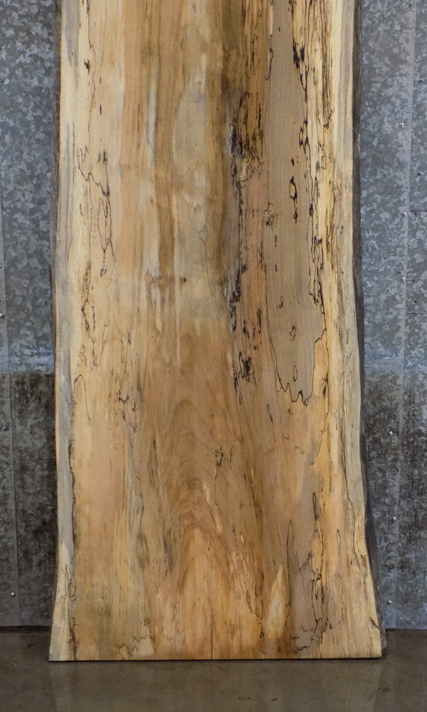 Live Edge Spalted Maple Reclaimed Bar/Reception Table Top Slab 45048