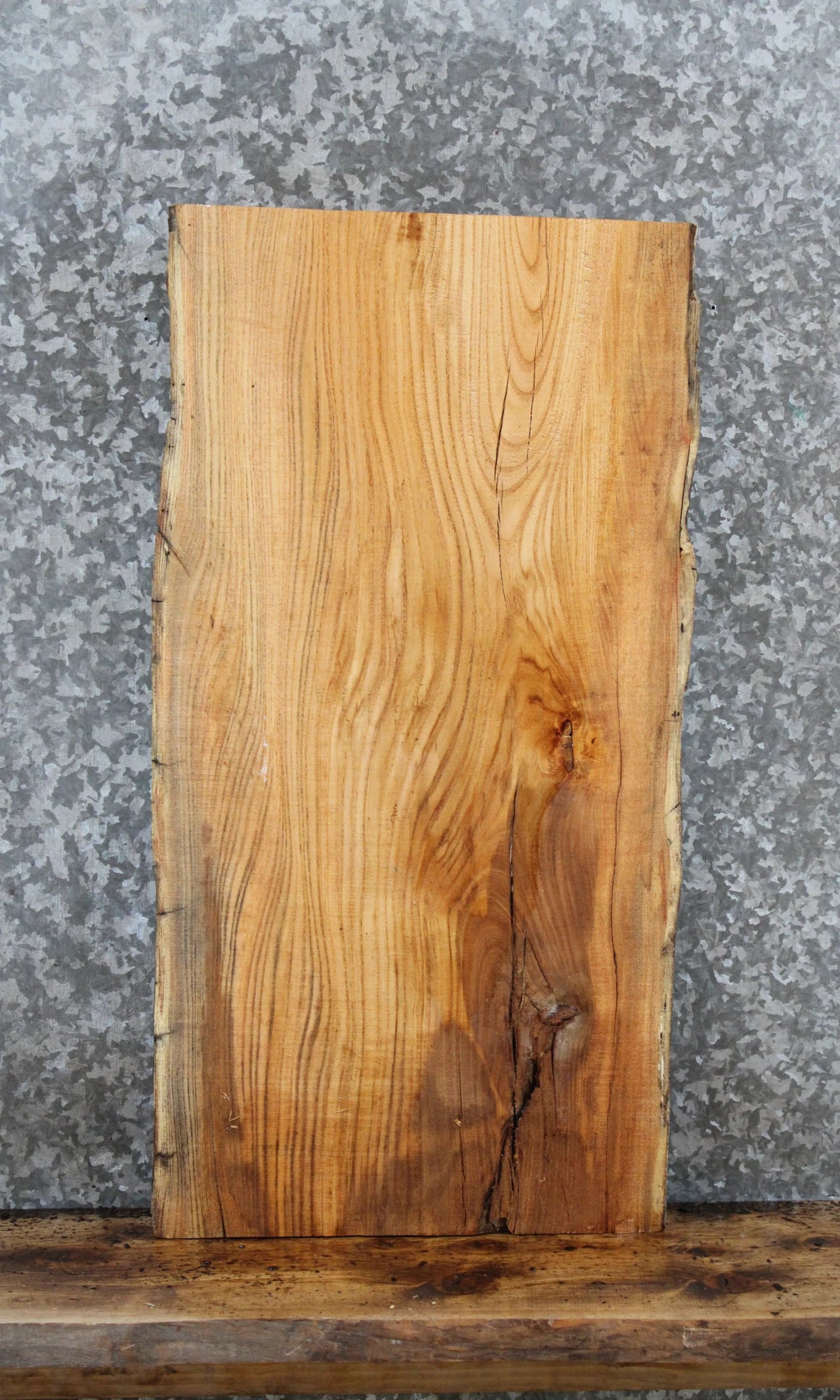 Live Edge Red Oak End Table Top Slab 5042