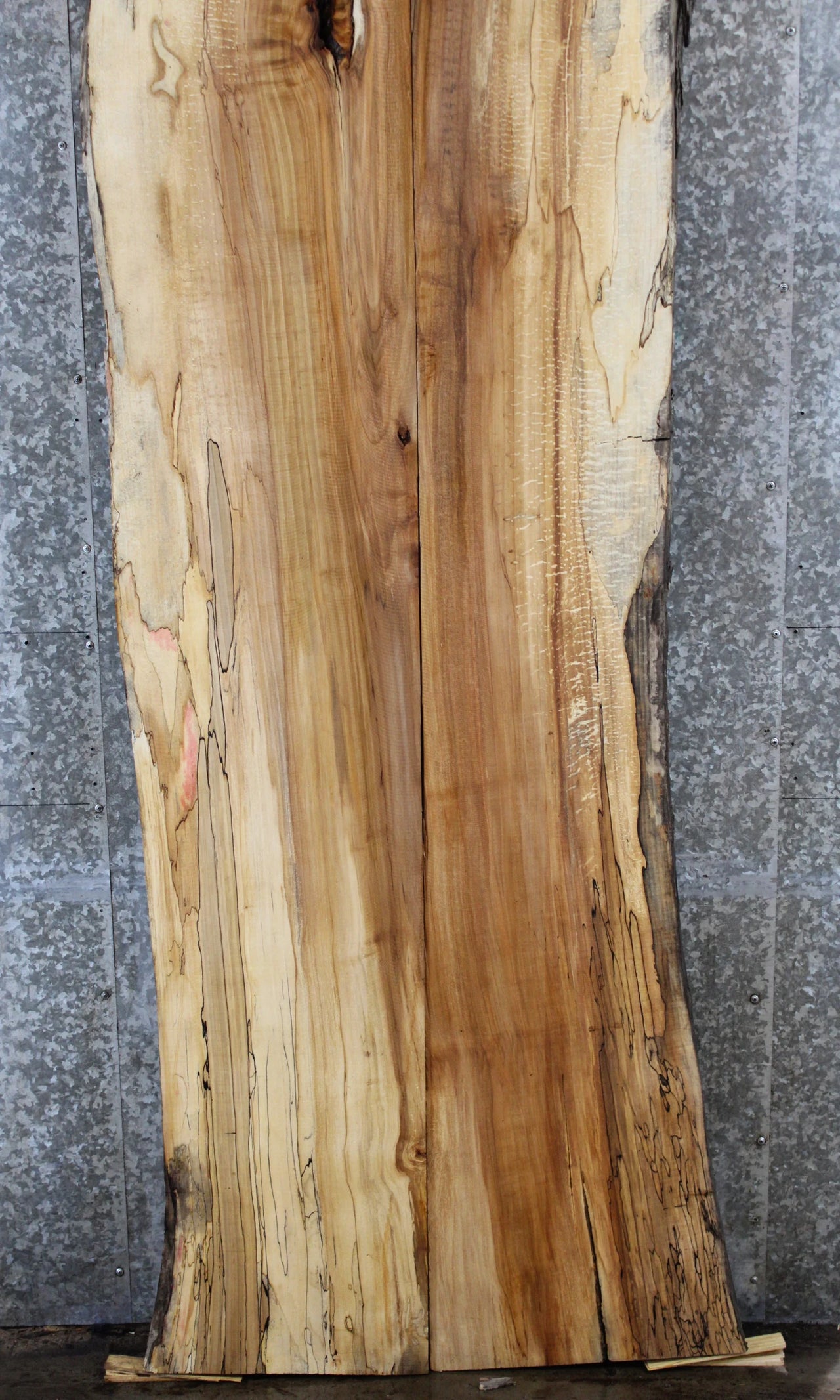 2- Live Edge Maple Conference Table Top Slabs 795-796