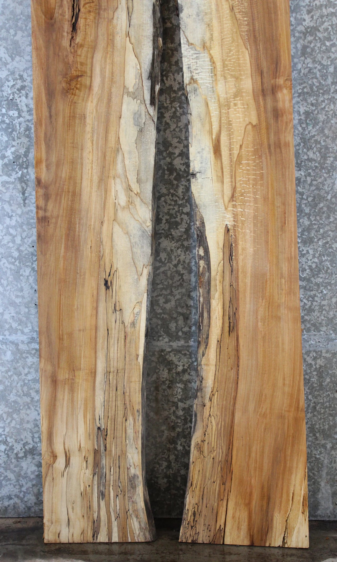 2- Live Edge Maple Conference Table Top Slabs 795-796