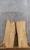 Thumbnail for 2- Live Edge Maple End/Accent/Coffee Table Top Slabs 8282-8283