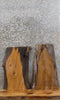 Thumbnail for 2- Live Edge White Oak Taxidermy Mount/Accent Table Top Slab 8206-8207