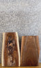 Thumbnail for 2- Reclaimed Live Edge Black Walnut Craft Pack Wood Slabs 8443-8444