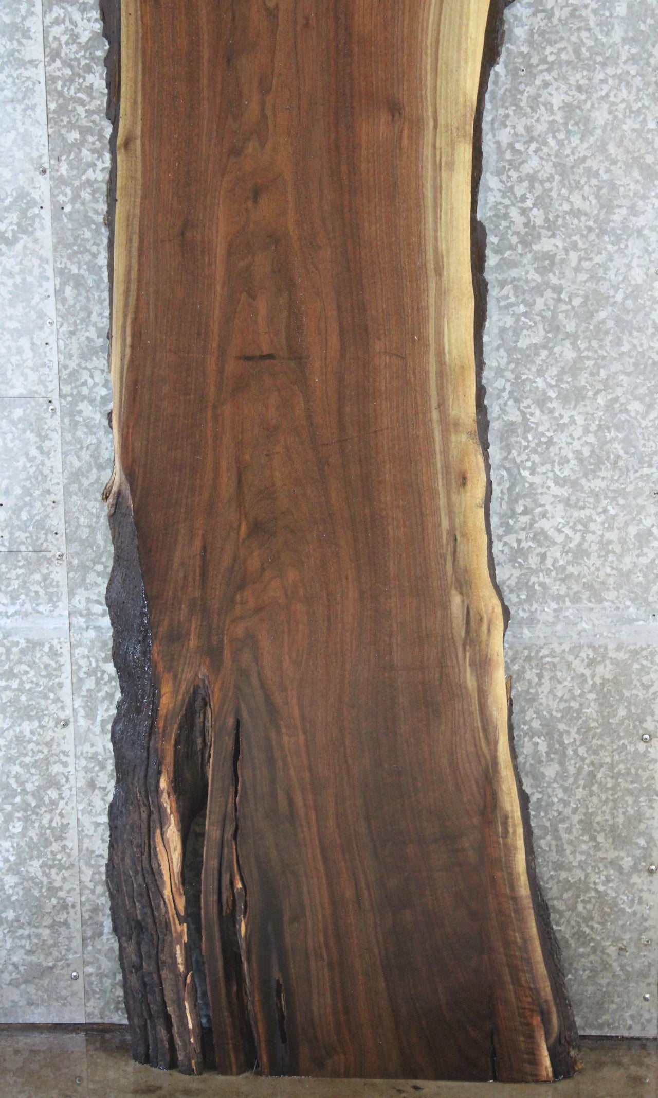 Rustic Live Edge Black Walnut Epoxy Project Bar Top Slab 921