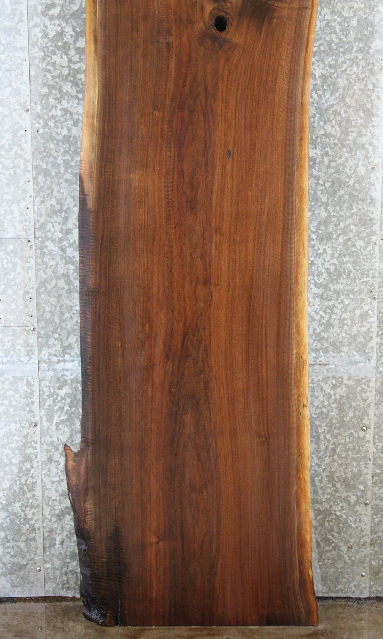 Salvaged Live Edge Black Walnut Bar Top Slab 928