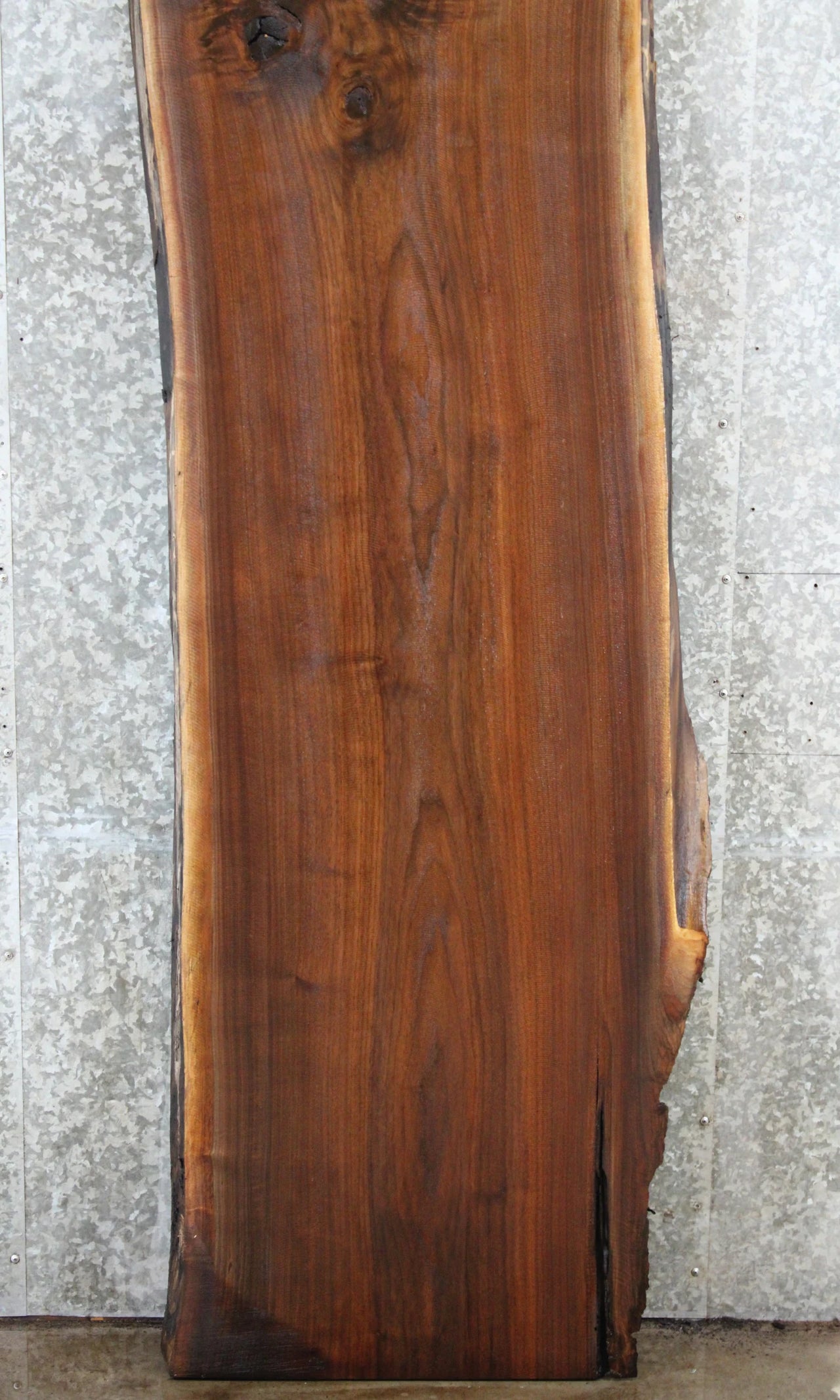 Rustic Live Edge Black Walnut Bar Top Slab 955