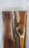 Thumbnail for 2- Live Edge Black Walnut River Table Top Slabs 971-972