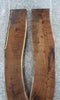 Thumbnail for 2- Bookmatched Live Edge Black Walnut River Table Top Slabs 976-977