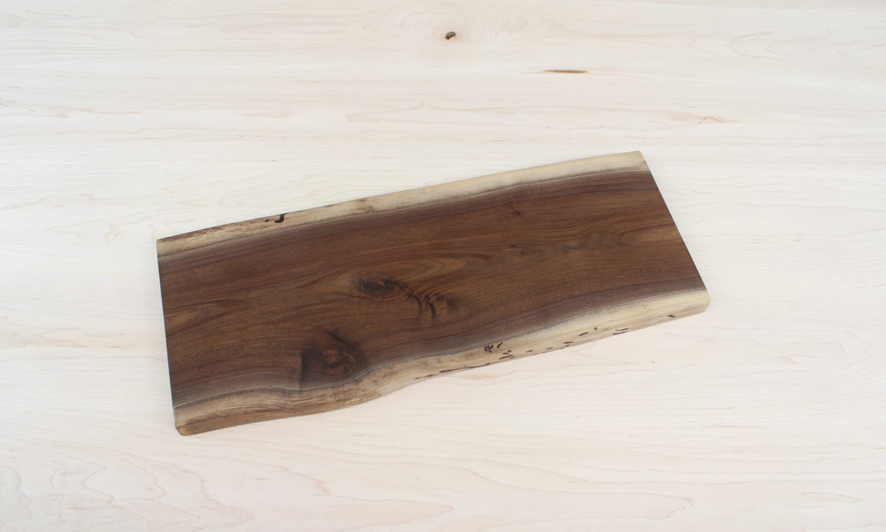 Black Walnut Live Edge Charcuterie Gift Slab 4