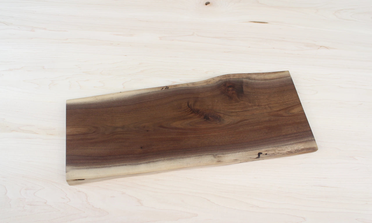 Black Walnut Live Edge Charcuterie Gift Slab 4