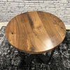 Thumbnail for Black Walnut Straight Cut, Dull Black Textured Round Base