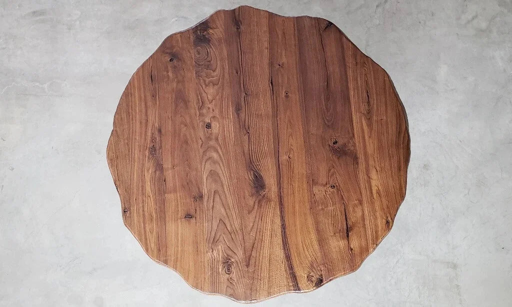 Solid Wood Custom Round Table Top