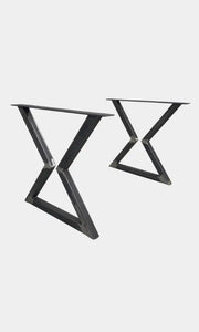 Hourglass Metal Table Legs