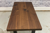 Thumbnail for Custom Wood Dining Table | Metal U-Shaped Legs