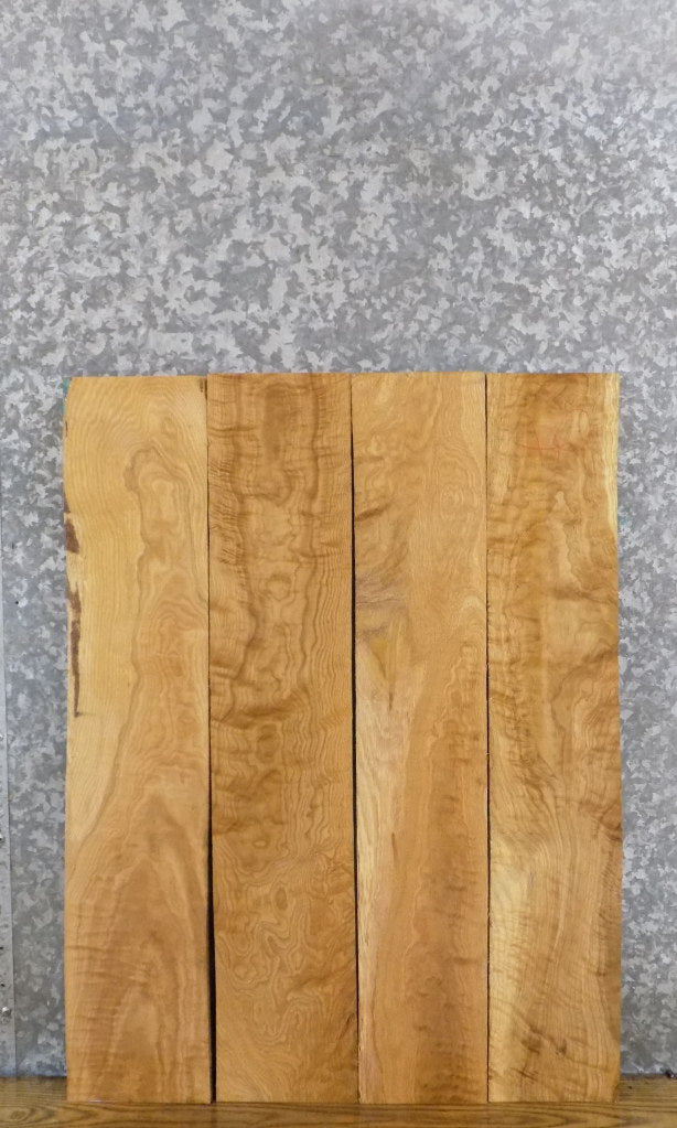 4- Figured White Oak Rustic Kiln Dried Lumber Boards/Craft Pack 11075-11076