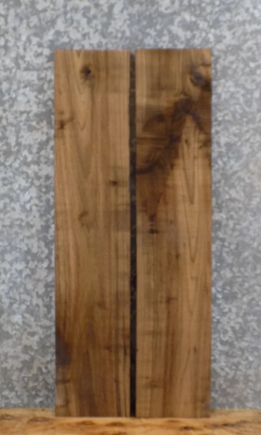2- Reclaimed Black Walnut Craft Wood/Lumber Boards 15024-15025