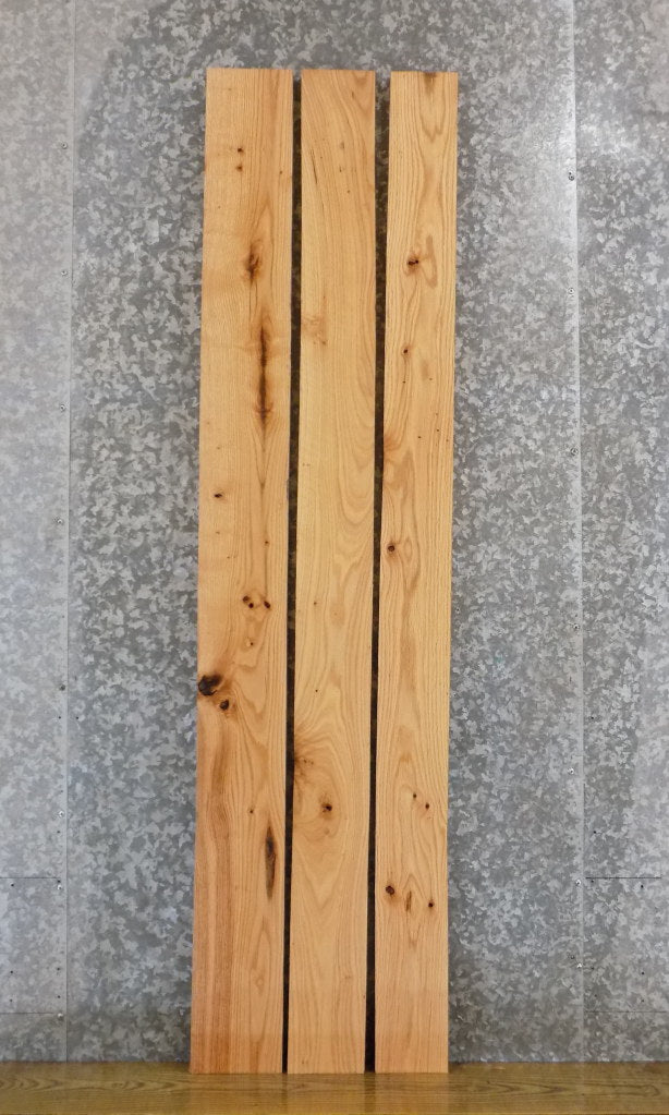 3- Kiln Dried Red Oak Salvaged Lumber Boards/Wall Shelf Slabs 30554
