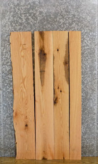Thumbnail for 4- Rustic Red Oak Lumber Boards/Wall/Book Shelf Wood Slabs 41584
