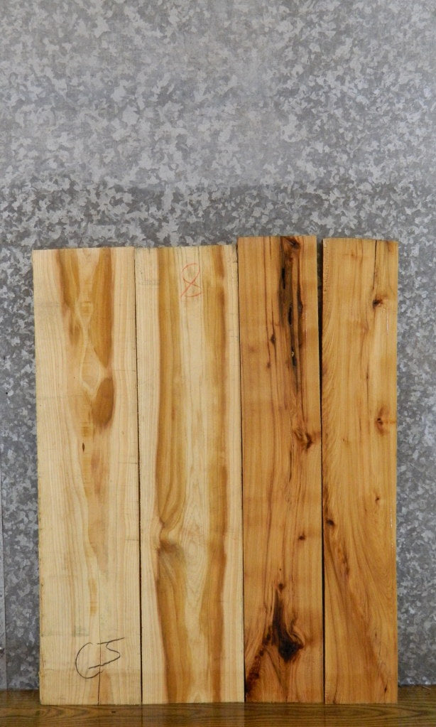 4- Reclaimed Kiln Dried Hickory Lumber Boards/Craft Pack 43040-43041