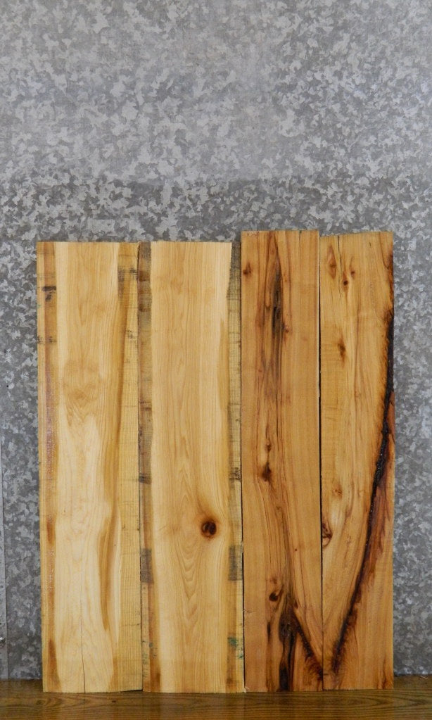 4- Reclaimed Kiln Dried Hickory Lumber Boards/Craft Pack 43040-43041